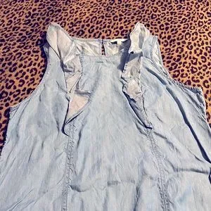 white christmas dresses Summer Nights Denim Corset Mini Dress – Ivy & Olive Boutique main image 1
